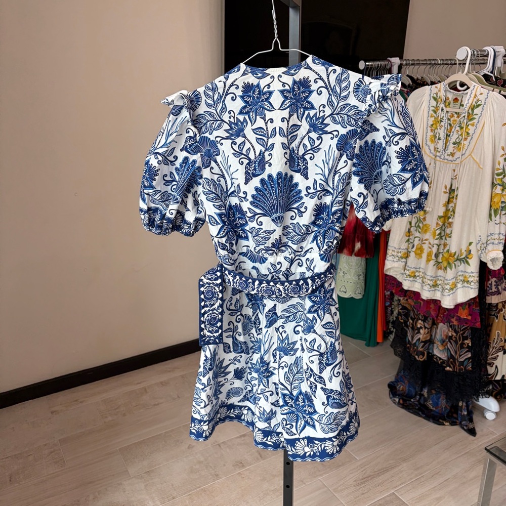 FARM Rio: Shell Garden Romper / Mini Dress - Picture 10 of 12
